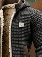 Henrik | Gefütterte Herrenjacke mit Kapuze