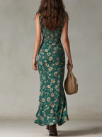 Alma | Robe longue fleurie style bohème