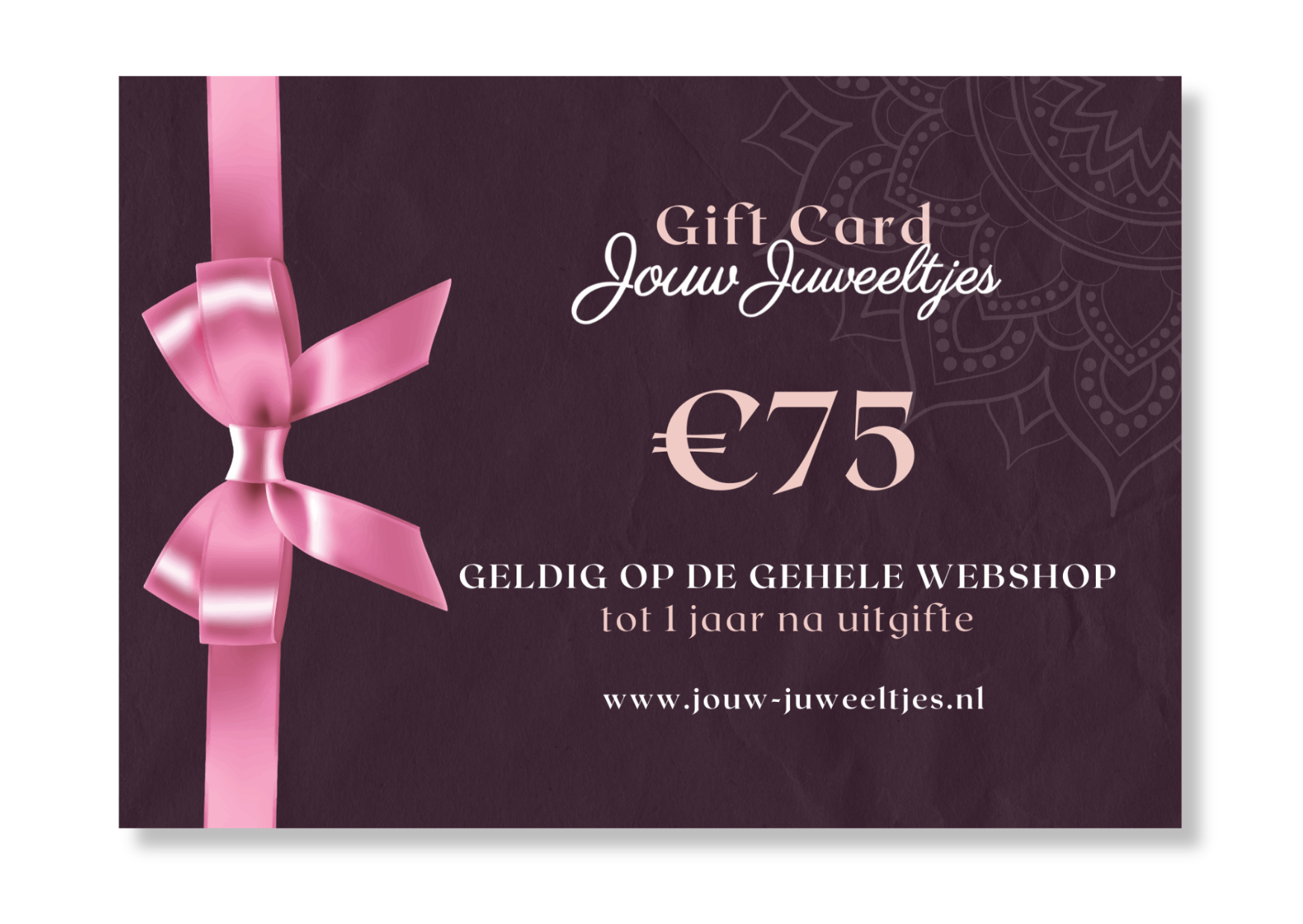Jouw Juweeltjes Cadeaubon