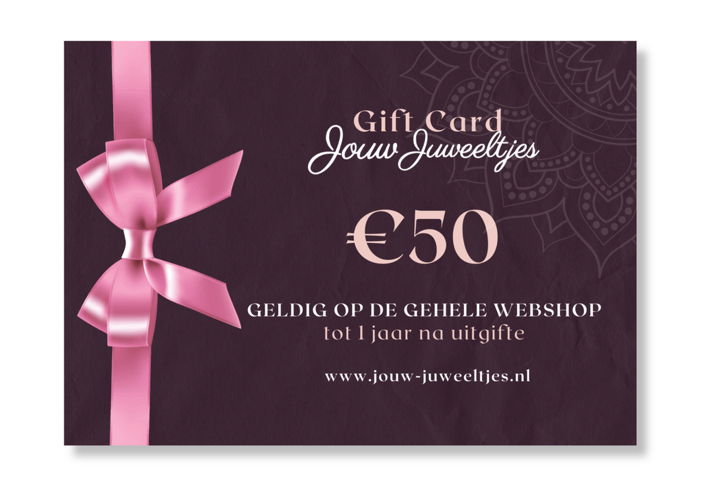 Jouw Juweeltjes Cadeaubon