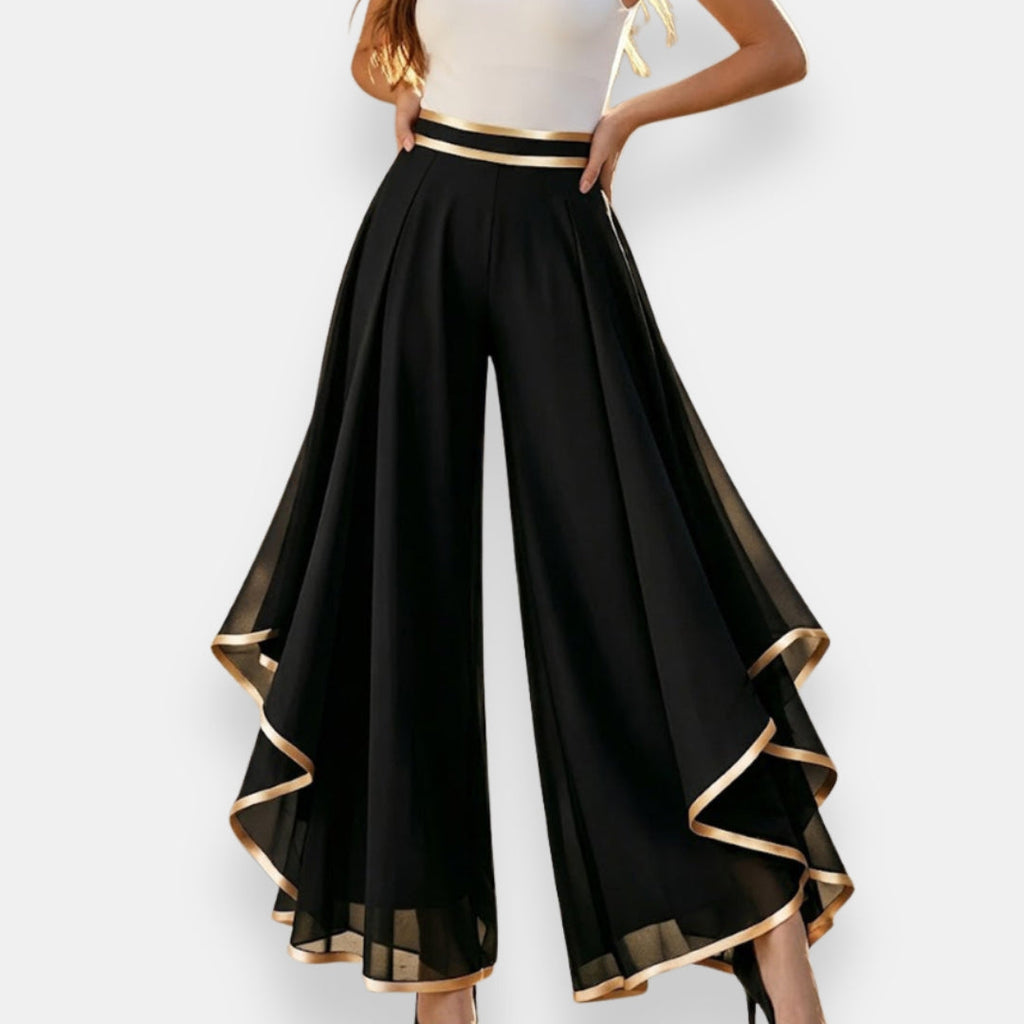 Désirée | Pantalon surcouche dorée