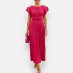 Rolvinde | Robe Longue Plissée