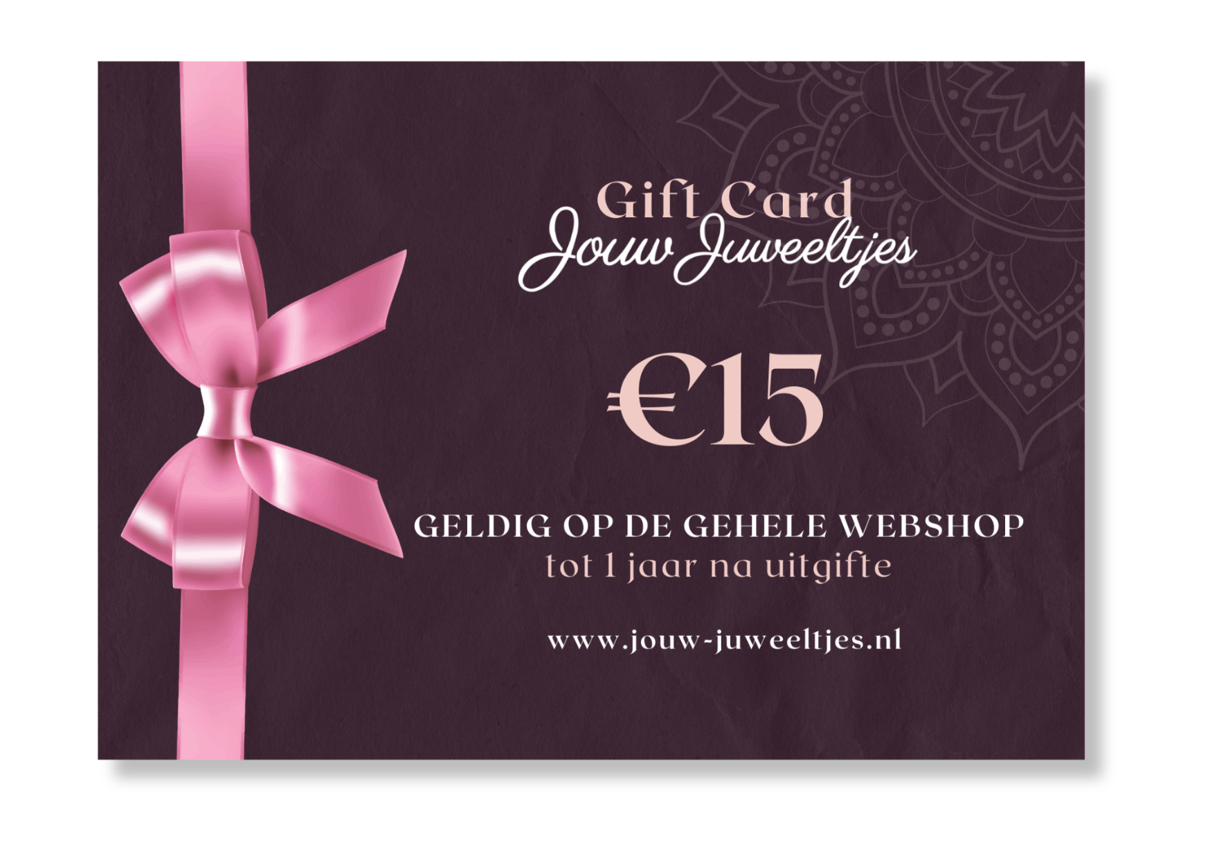 Jouw Juweeltjes Cadeaubon