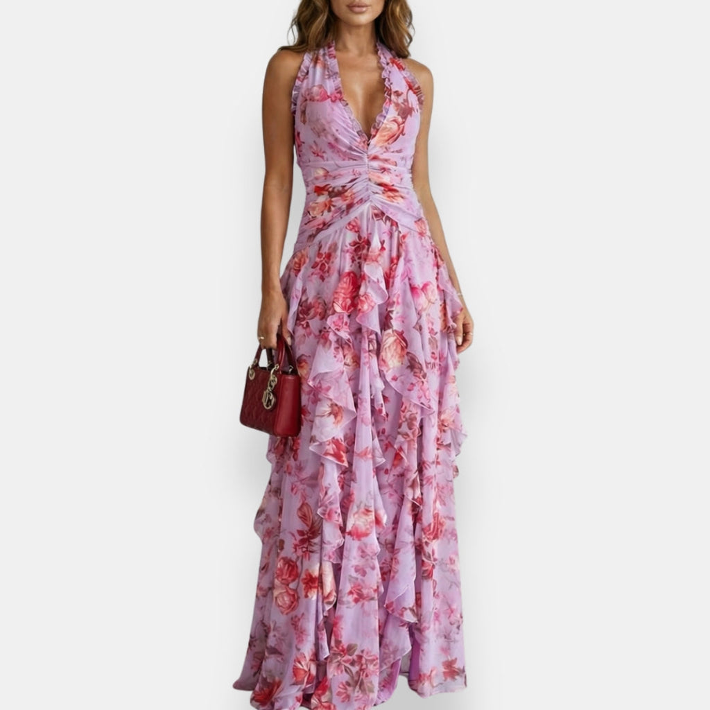 Calvonde | Robe Longue Fleurie