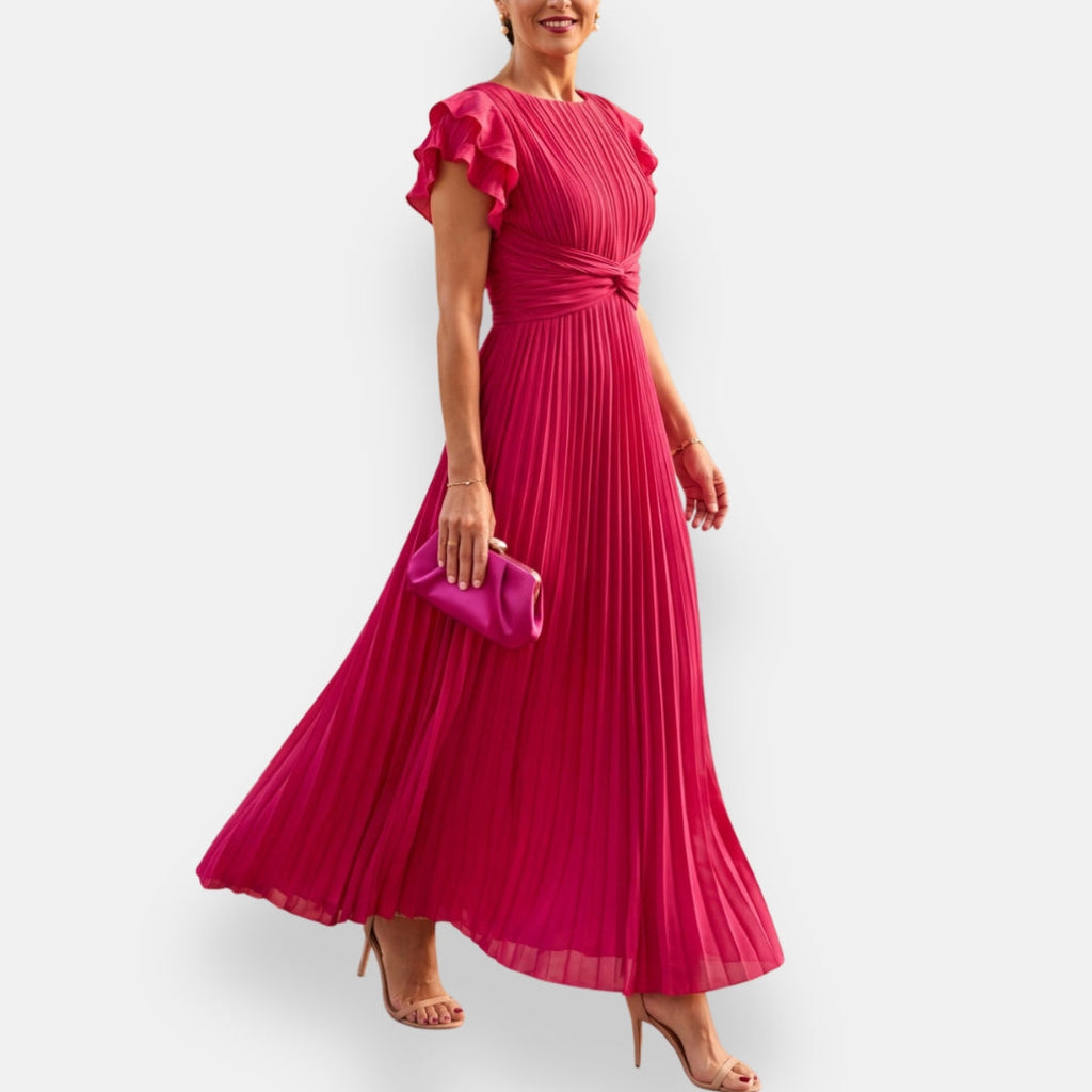 Rolvinde | Robe Longue Plissée