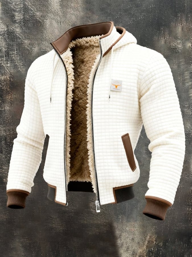 Henrik | Gefütterte Herrenjacke mit Kapuze