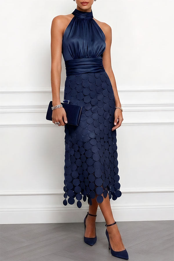 Helena | Elegantes Midikleid mit besonderem Rockdesign