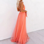 Ginevra | Maxi Kleid Luce Corallo
