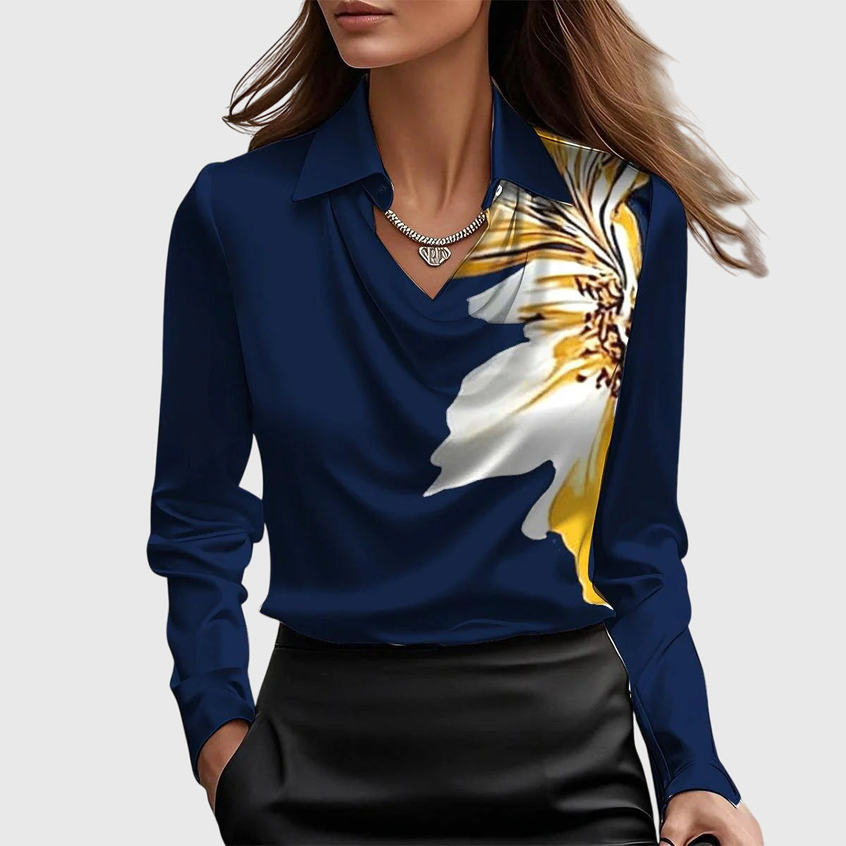 Sylvia - Luxueuze Blouse