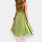 Yseranthe | Robe Mi-Longue Bustier