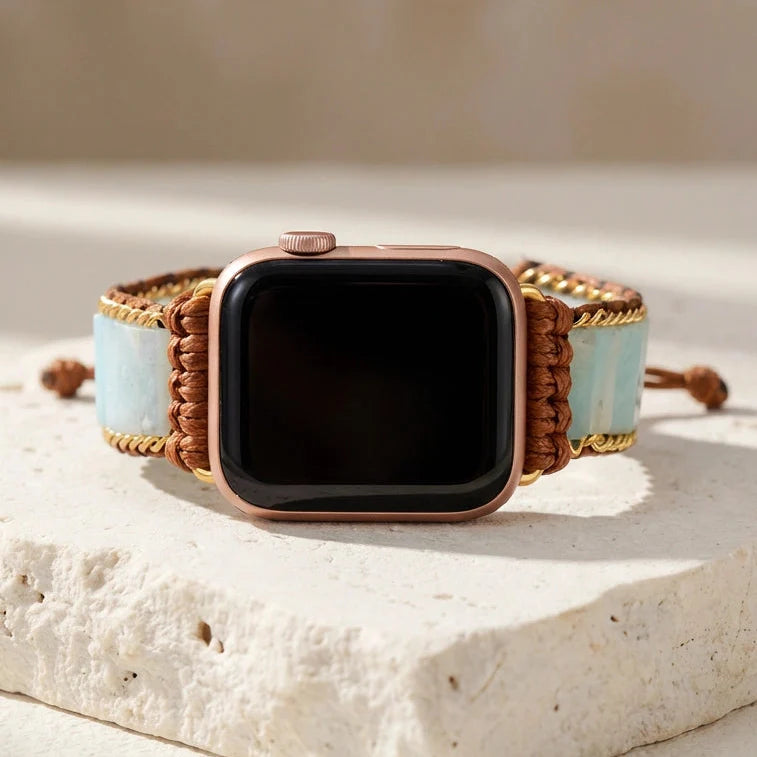 Amazonite Honesty Apple Watch Band