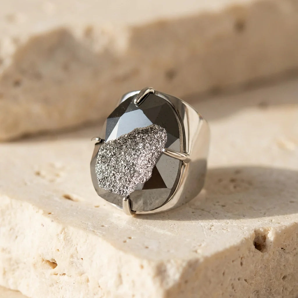 Powerful Hematite Ring