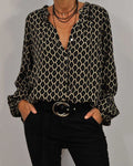 EDWINA I GEOMETRISCHE BLOUSE