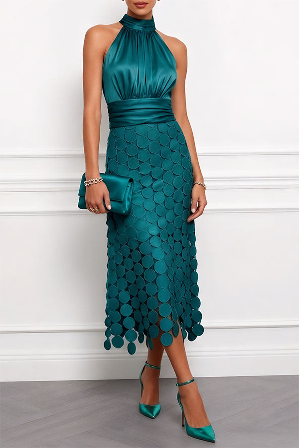 Helena | Elegantes Midikleid mit besonderem Rockdesign
