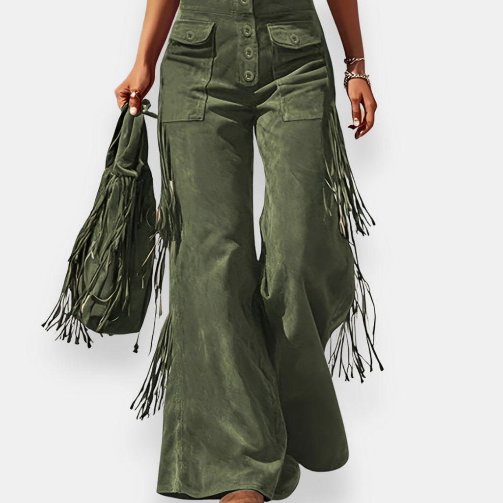 Mérovée | Salopette Bootcut Boutonnée