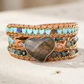 Labradorite Heart of Protection Bracelet