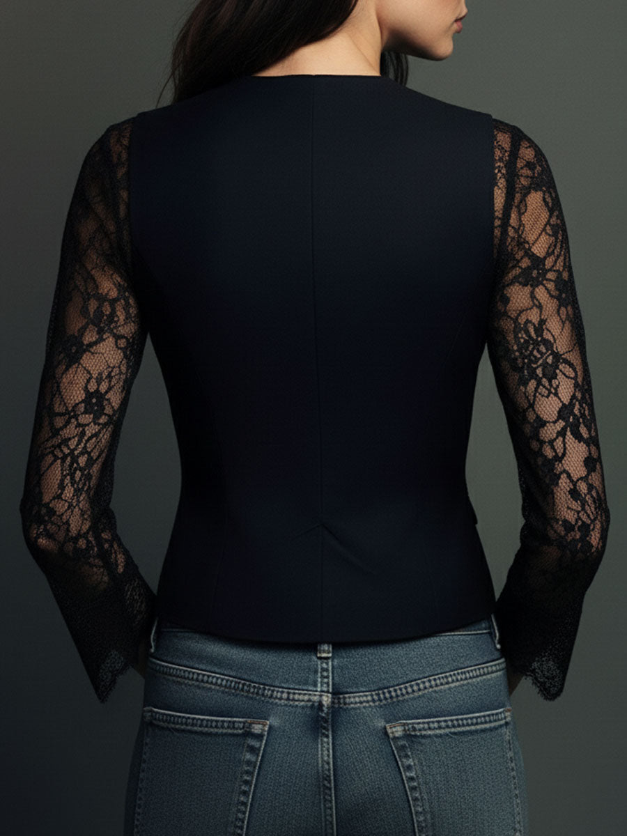 Leni | Elegante Spitzenbluse