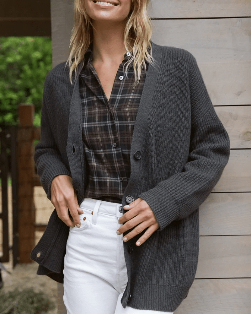 Rina | Cardigan boutonné Breezy