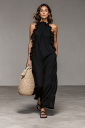 Lia | Robe longue avec poches