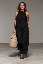 Lia | Robe longue avec poches