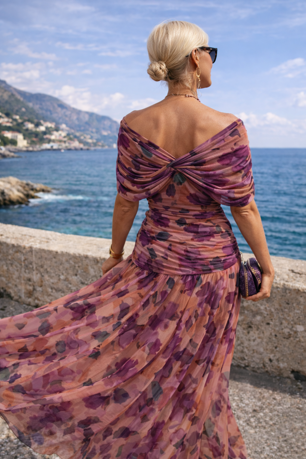 Elegante Maxi Feestjurk met V-hals
