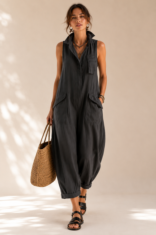Ärmelloser Jumpsuit
