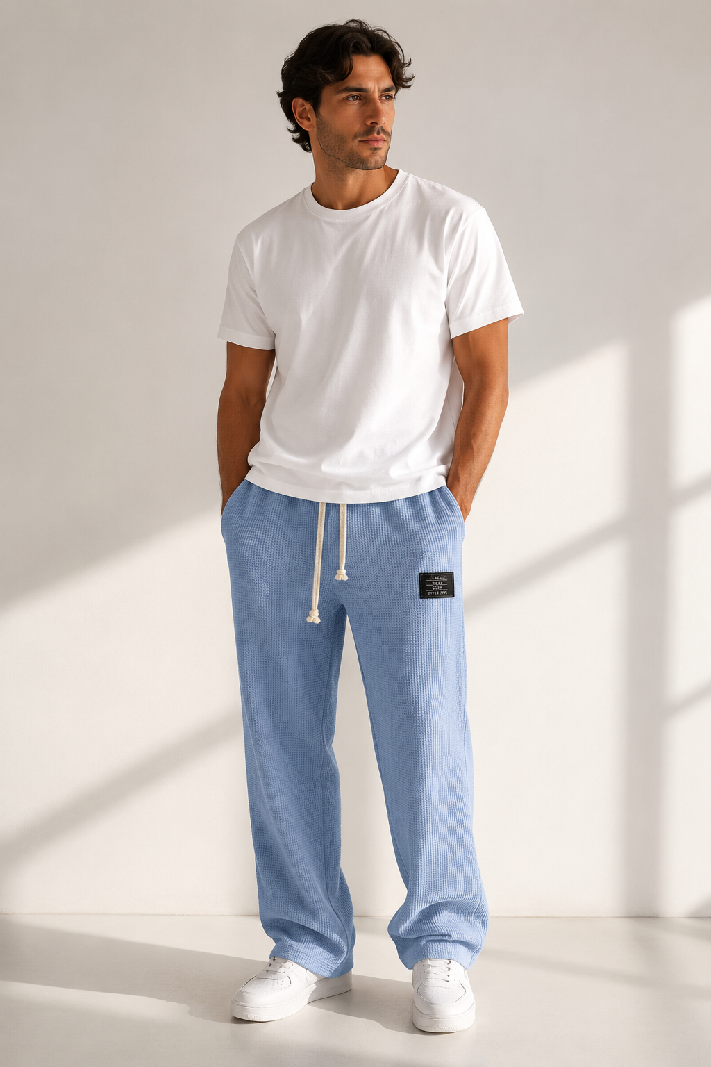 Nathan | Pantalon large à taille réglable