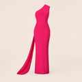 Robe longue élégante à une bretelle