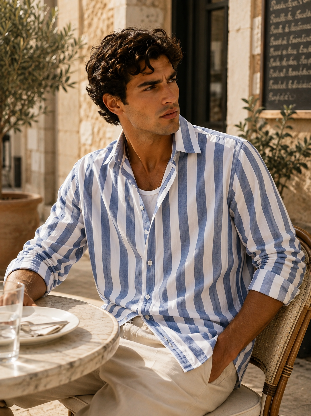 Pierre | Chemise rayée