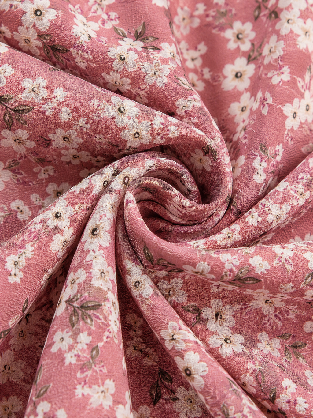 Robe à fleurs avec décolleté en V