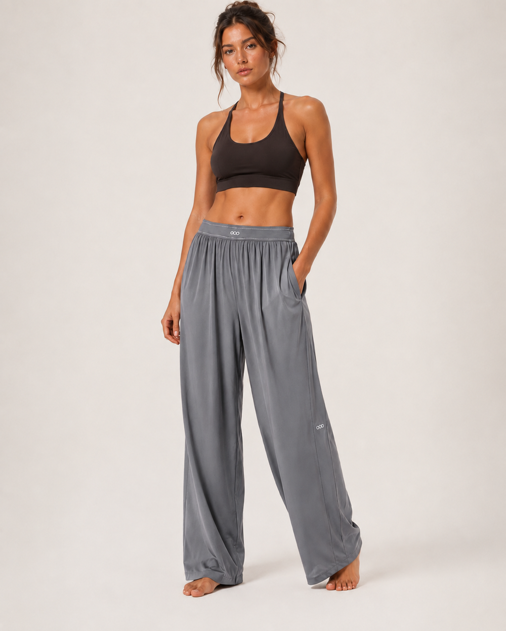 Pantalon respirant à jambes droites et larges
