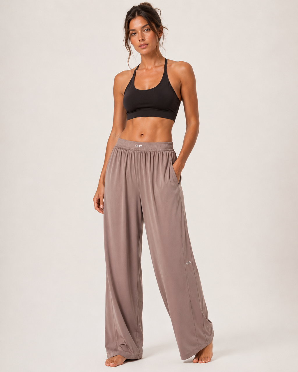 Pantalon respirant à jambes droites et larges