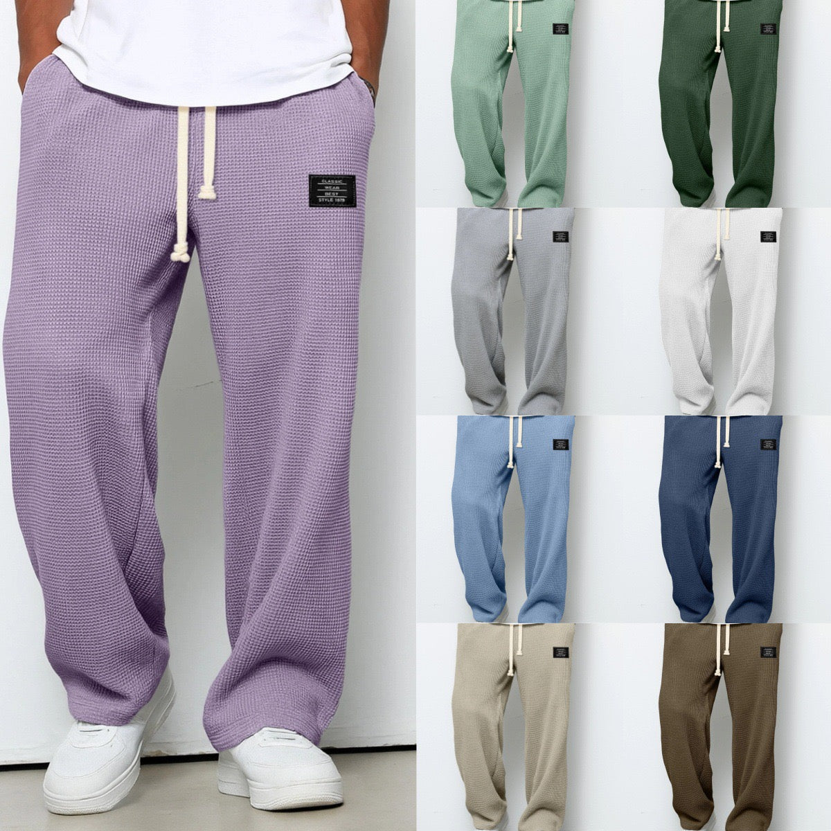 Nathan | Pantalon large à taille réglable