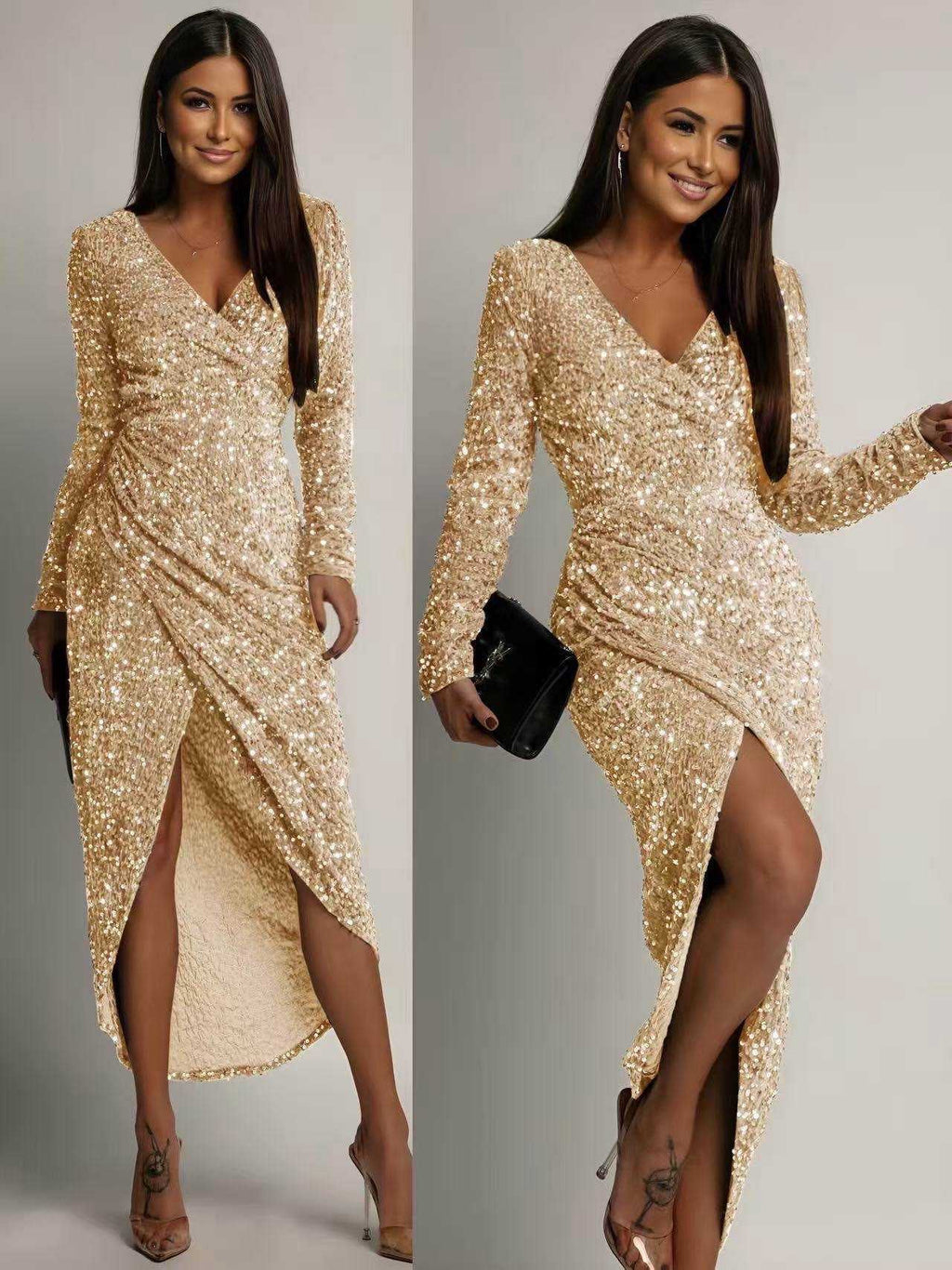 Maxi Party All Pailletten dress