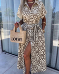 Lelie Khaki Maxi Dress