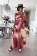Stripe Ruffle Dress