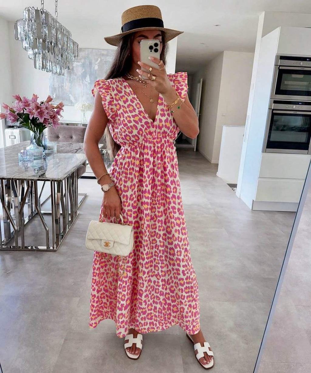 Leo Ruffle Dress