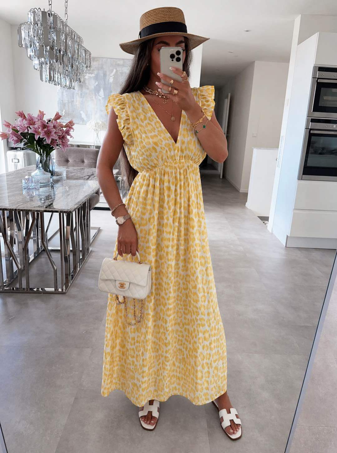 Leo Ruffle Dress