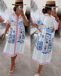 Holiday Shirt Dress