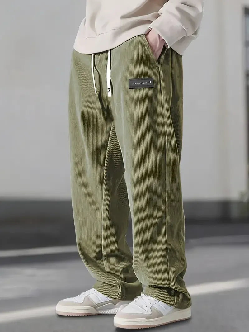 Ruben | Relaxte Corduroy Broek