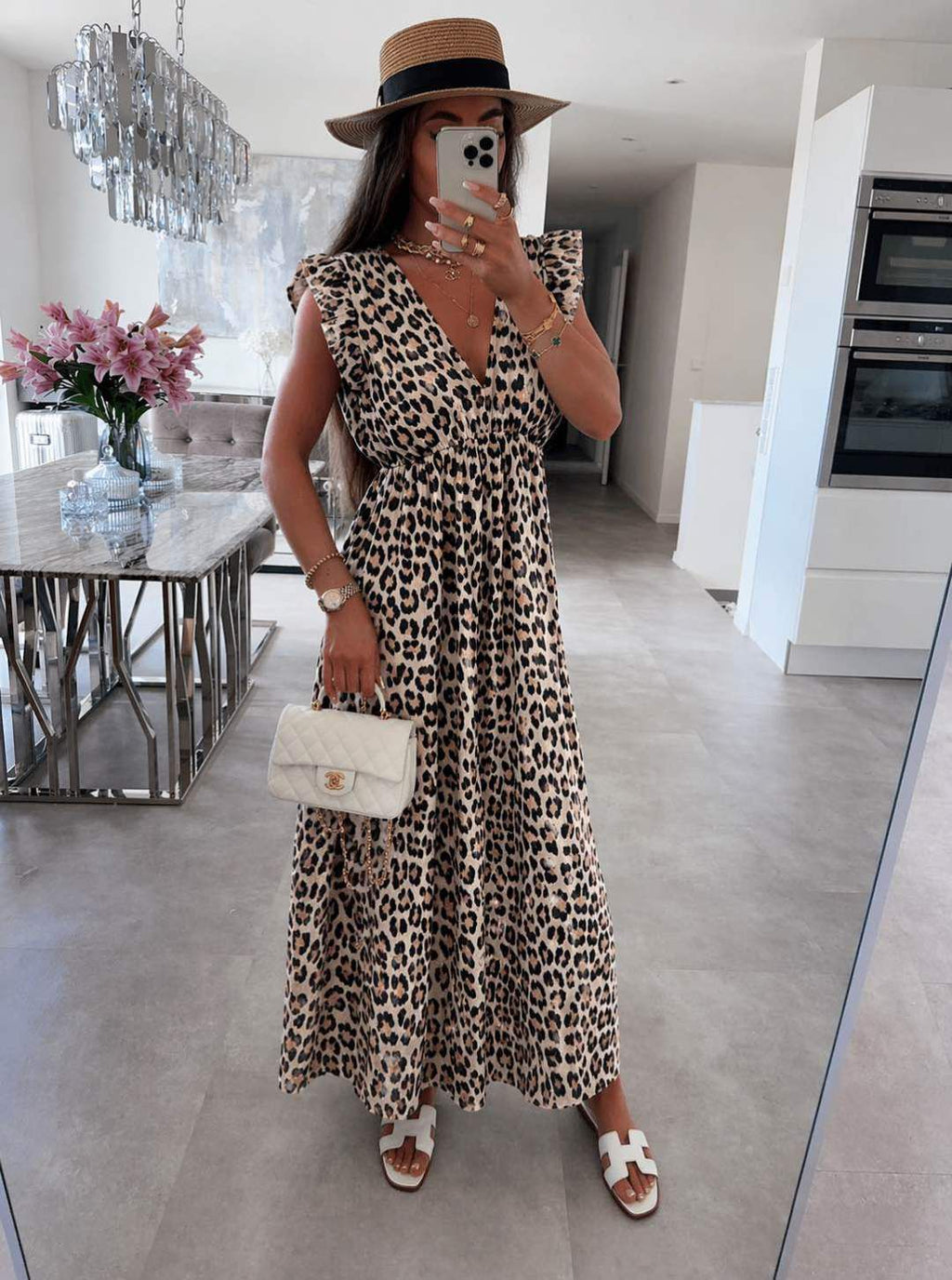 Leo Ruffle Dress