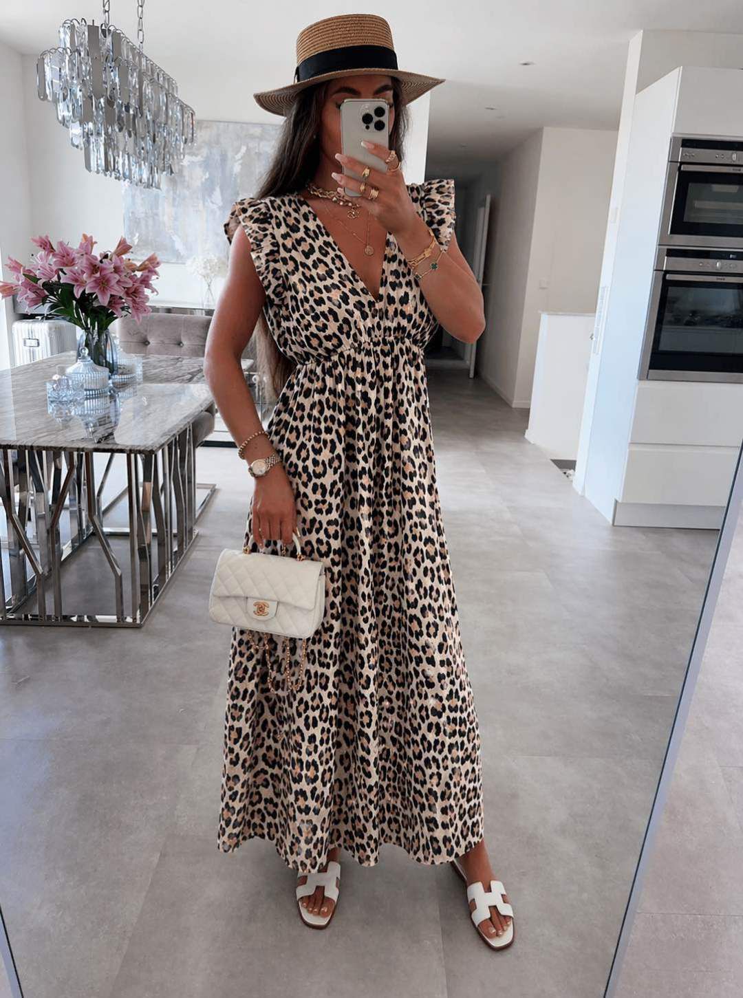 Leo Ruffle Dress