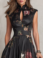 Sienna | Robe midi à motifs floraux