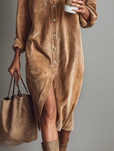Nora | Lässiges Hemdblusenkleid
