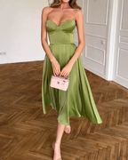 Liora | Elegantes Midi-Kleid ohne Träger
