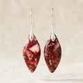 Fire Imperial Jasper Earrings