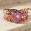 Rhodochrosite Love Bracelet