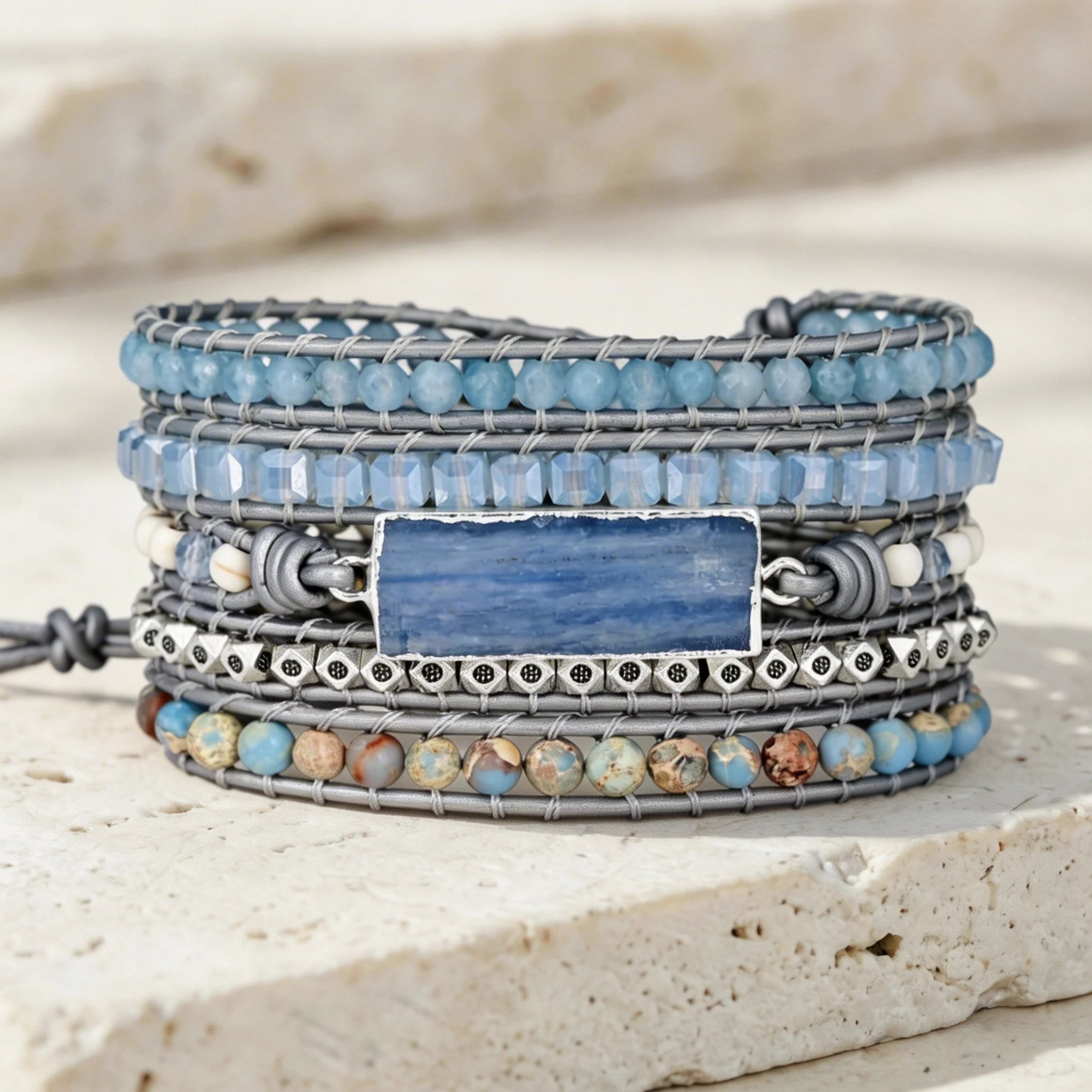 Blue Topaz Healing Bracelet