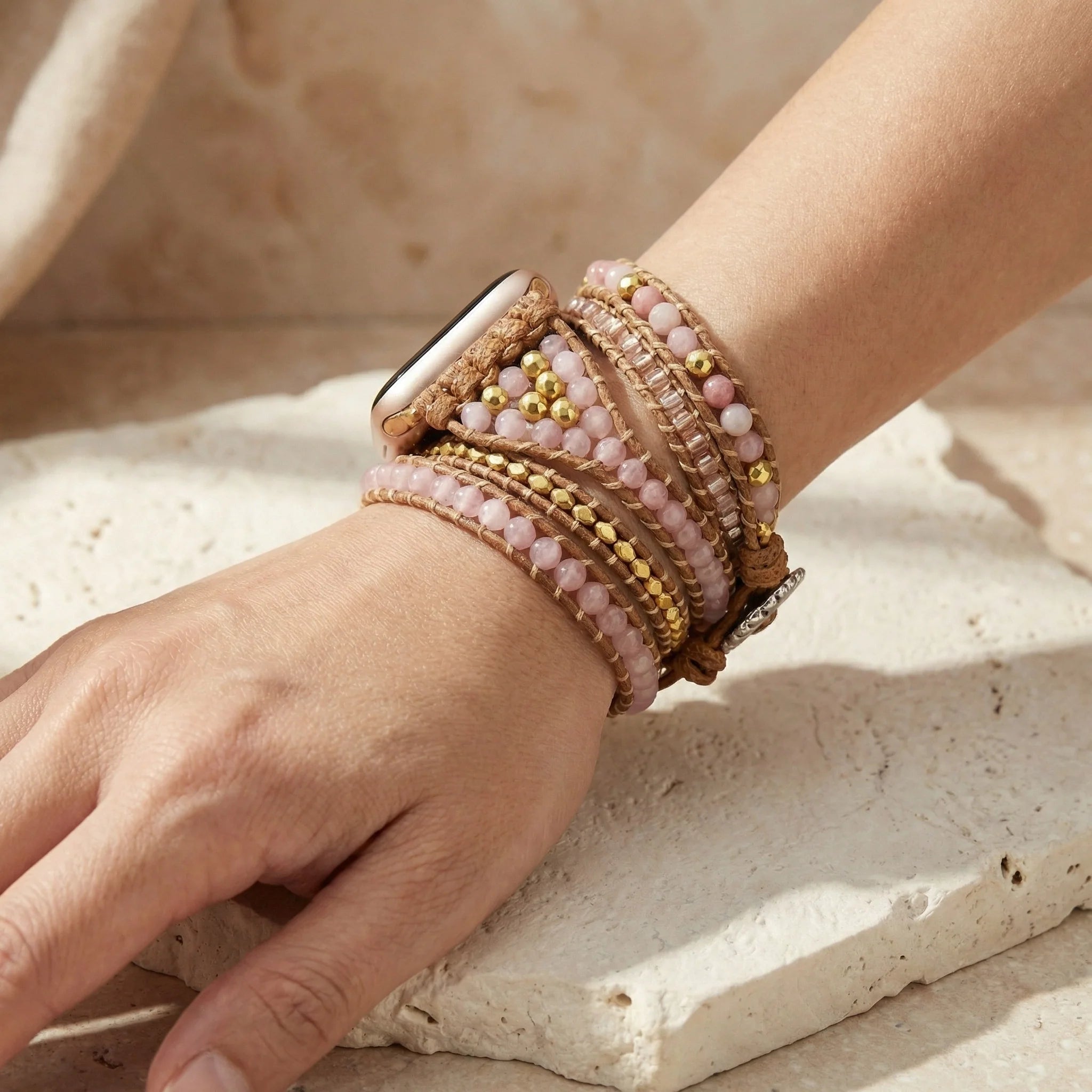 Rose Quartz Love Apple Watch Strap