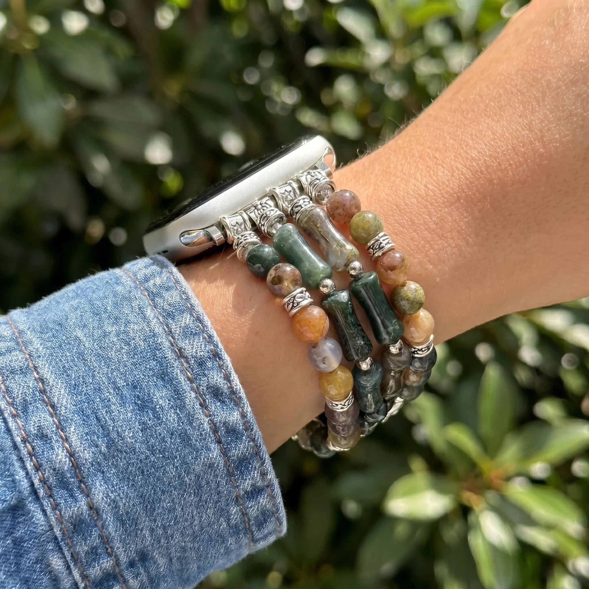 Gaia Agate Samsung Watch Band